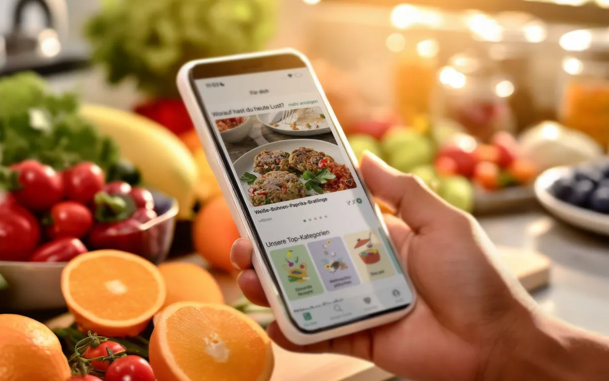 Weekly meal planner interface displaying daily calorie targets for each day of the week with macro distribution chart and adherence statistics